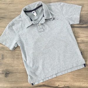 Gap XS (4/5) Gray boys polo shirt